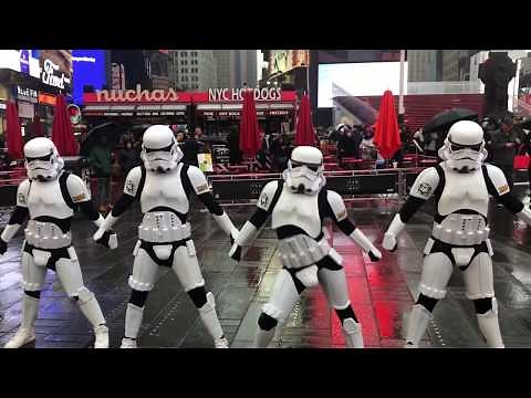 Boogie Storm FLASH MOB IN NEW YORK CITY TIME SQUARE