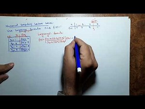 Lagranges interpolation formula problems