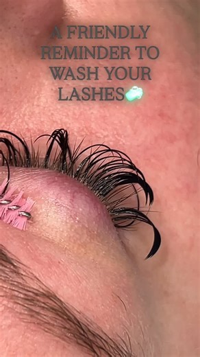 Professional Lash Artist ✨Natasha on Instagram: "ONE THING FOR CERTAIN, TWO THINGS FOR SURE ‼️⚠️ I’ll always stand by this: washing your lashes matters 🤍 • Clean lashes = better retention • New lashes won’t stick to buildup • It keeps your sets healthy & long lasting I do everything on my end to give you the best results, aftercare at home is just as important. If I ever ask about washing, it’s never to judge… it’s to protect your lashes & your investment ✨ Went to the gym? WASH Cried? WASH Wor