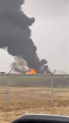 @osintdefender on Instagram: "Footage showing the immediate aftermath of this morning’s crash involving a Cessna Citation II at Statesville Regional Airport in North Carolina."