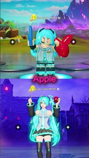 Huntr/x LEGO vs FORTNITE - PPAP Dance 😍