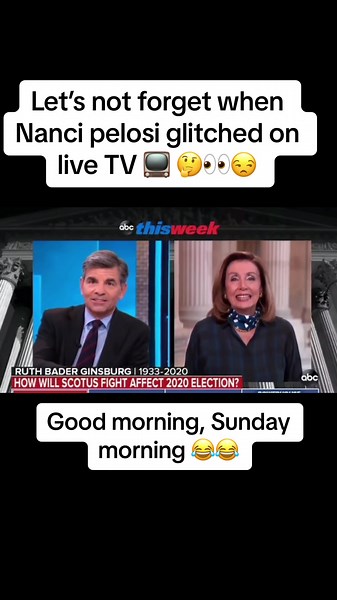 Nancy Pelosi Glitches Live on TV Interview with George Stephanopoulos