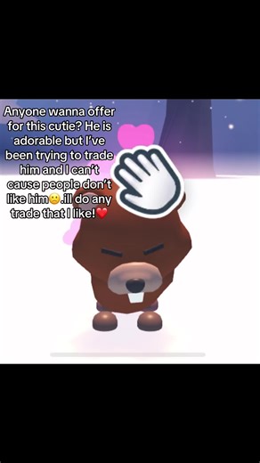(Update:traded)Lmk in the comments!#adoptme #roblox #tradinginadoptme #pets #bever