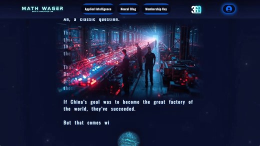 New video now on Math Wager Lab YouTube channel. 🎥 A witty exploration of how a trade war between the U.S. and China accidentally saved the global economy. Through the lens of humor and insight, discover how chaos can have perfect timing learn how the algorithm really works, and find out why China copies so many Western products. Science doesn’t have to be boring #China #USA #TradeWar #Economy #Geopolitics