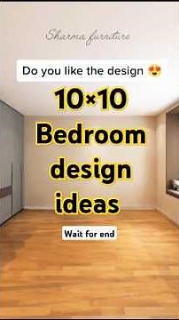 maximize your 10×10 bedroom design ideas, #shorts