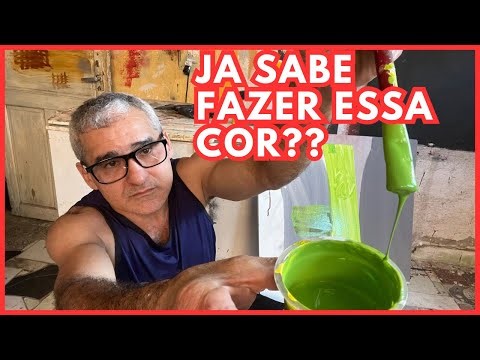 How to make lime green paint color this was a channel subscriber who asked for it