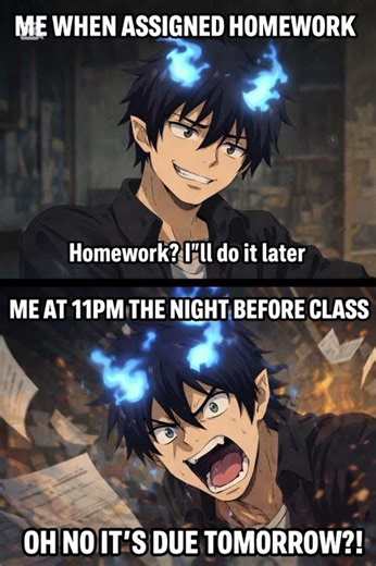 Blue exorcist meme