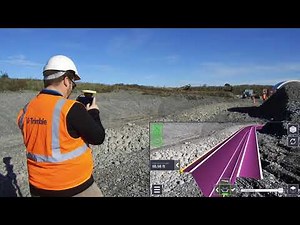 Trimble SiteVision Tutorial - Using the Profile and Alignment application