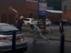 WATCH: Video shows wooden pole fight on Wolverhampton street