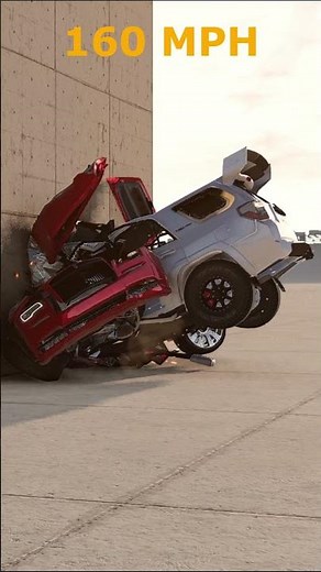 Rolls Royce Dawn vs Toyota 4Runner Crash Test - BeamNG.Drive