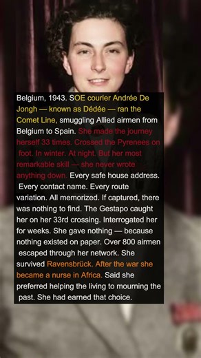 She Kept 200 Resistance Members Safe by Memorizing Every Safe House in Europe | Military History