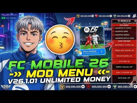 FC Mobile Mod Menu 📱 Unlimited Coins & Points | FC Mobile MOD APK Free Download 2026 🔥