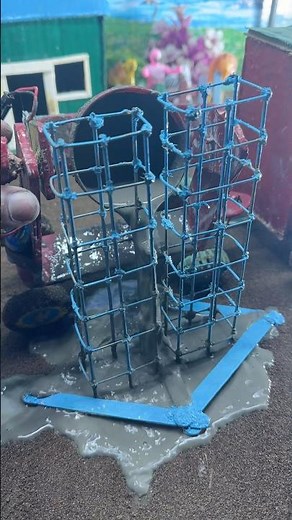 Mini Cement Factory Machine 😱 | Realistic DIY Construction Model”