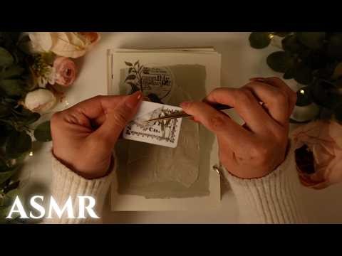 ASMR | Satisfying Cozy Aesthetic Journal Collage | Paper & Sticker Sounds