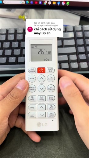 Trả lời @Ottodeptrainhatthegioi dạ đây là hướng dẫn remote máy lạnh LG dòng ifc 2026