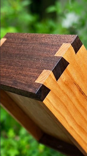美しすぎる組木！「アリ組（ダブテール）」木箱の組立て＆オイル仕上げ Dovetail Box DIY #shorts #diy #woodworking #satisfying