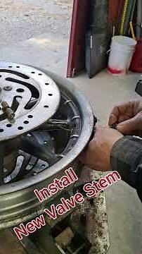 Remove and Install New Rubber Valve Stem