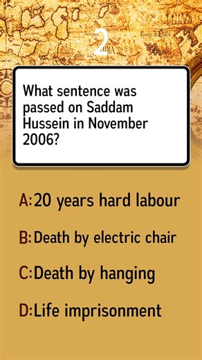What was Saddam Hussein's sentence in November 2006?