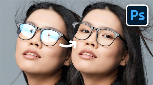 Remove IMPOSSIBLE Glare with New Photoshop AI! | PiXimperfect