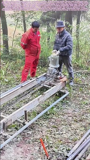 Hand-Powered Drilling: The Muscle That Bores a Mountain Hole