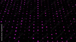 Abstract technology wave of particles .pink color Big data and connection, networking motion dots and lines. Rounded Border loop Checkered Halftone Pattern round Particles Subtle Texture Art Design.