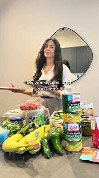 My meal prep as a Doctor ￼🫀