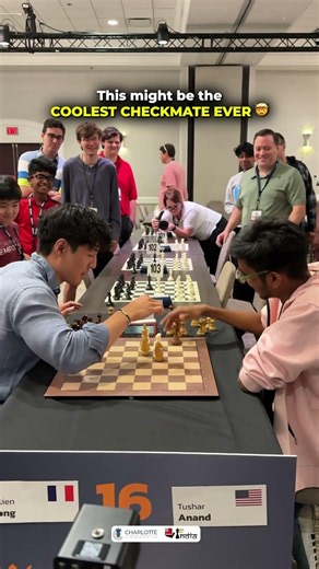 The coolest checkmate ever 🥶🔥