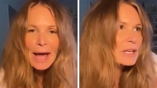 Elle Macpherson rages during frustrating scene at US airport