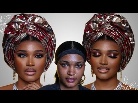Flawless Nigerian Bridal Makeup Tutorial #makeupturorial