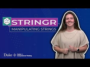 Manipulating Strings Using StringR in R