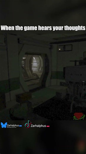 When the game hears your thoughts. #survivalhorror #gaming #ytshorts #horrorgaming #alienisolation