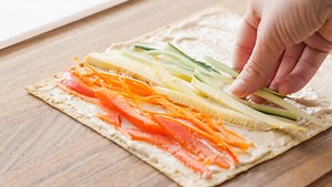 Rainbow Veggie Pinwheels | Easy Pinwheel Recipe for Kids