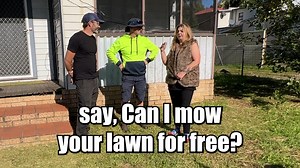 166K views · 7.1K reactions | UNSOLICITED Helper. What do you think of his lawn edging? | Tim The Lawnmower Man | Facebook