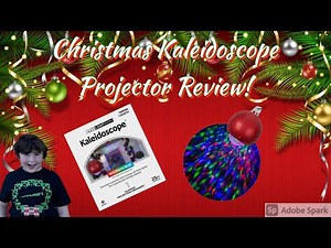 Gemmy LED Light Show Kaleidoscope Hanging Projection Ornament Christmas 2021 Unboxing Demo & Review