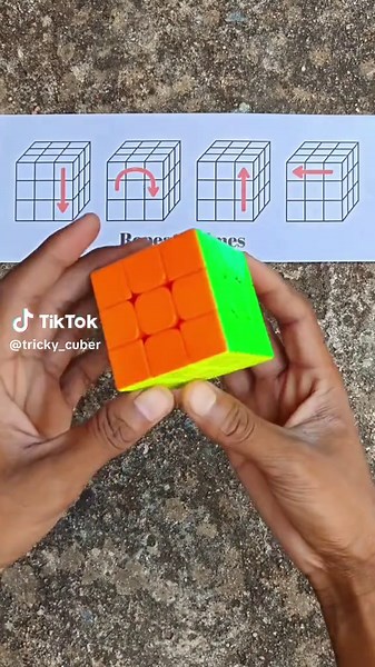 You Know Looks Hot Rubik's Trick 🥵 #tiktokgrowthchallenge | Rubik's Cube