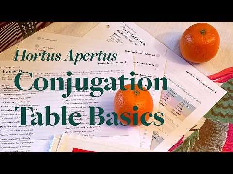 French Conjugation Table Basics