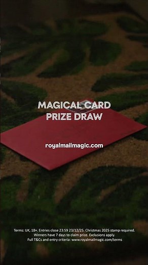 Royal Mail Magical Card Prize Draw