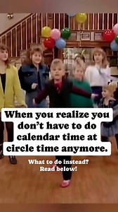 I did calendar time with the children in my preschool class when I was teaching in a more traditional preschool program. I spent a lot of time redirecting behavior, trying to get children to sit still so it looked like they were paying attention, and I left school with more of a headache than anything. Fast forward to opening my own preschool that was play and nature based and I ditched the calendar (because I learned that it is not developmentally appropriate for most children age 3, 4 and 5) a