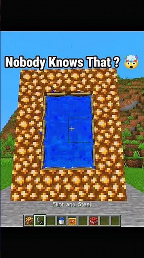 Minecraft Nobody Knows That #minecraft #shorts