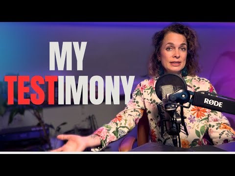 Why you should testify - and my testimony; from scared, depressed teen to alive in God.