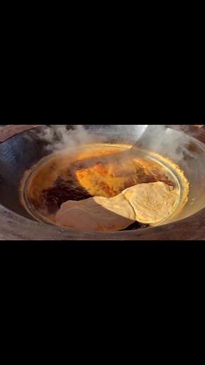 Cooking down 80 gallons of sugar cane juice into syrup. | Shoemaker Mills