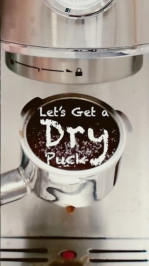 Beginner Espresso Mistake: Wet Puck Fix - Casabrews CM5148 #espressomachine #espresso #homebarista