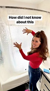 How to clean a shower liner #laundry #shower #showercurtain #cleaningtips | Momma Might Know Best