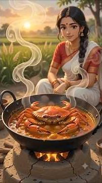 Ultimate Bengali Crab Curry Cooking on Clay Stove!
