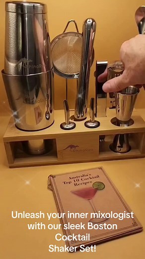 Unveil the Magic of Mixology with RhinoRoo Boston Cocktail Shaker Set