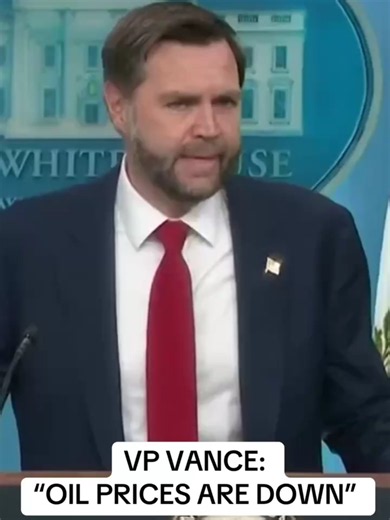 Vice President JD Vance shared Thursday oil prices are down and 12.5 million barrels of oil went through the Strait of Hormuz Wednesday night.