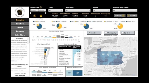 Pa. EMS agencies now required to report overdoses to statewide mapping system