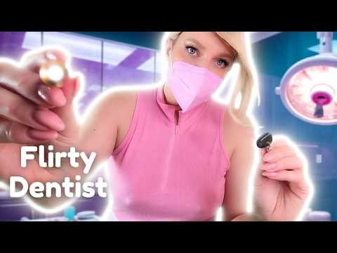 ASMR POV Flirty Dentist Takes Care of You 🦷 Close-Up Dental Exam & Filling