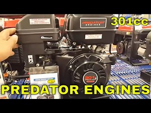 HARBOR FREIGHT PREDATOR GAS ENGINES 8HP 5.5 HP PREDATOR MOTOR CLOSE UP 301 CC
