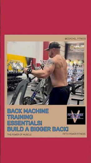 How to use chest supported row machines to maximize your back gains.